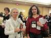 Booksellers Suzy Staubach and Kelly Justice at the Author Reception.